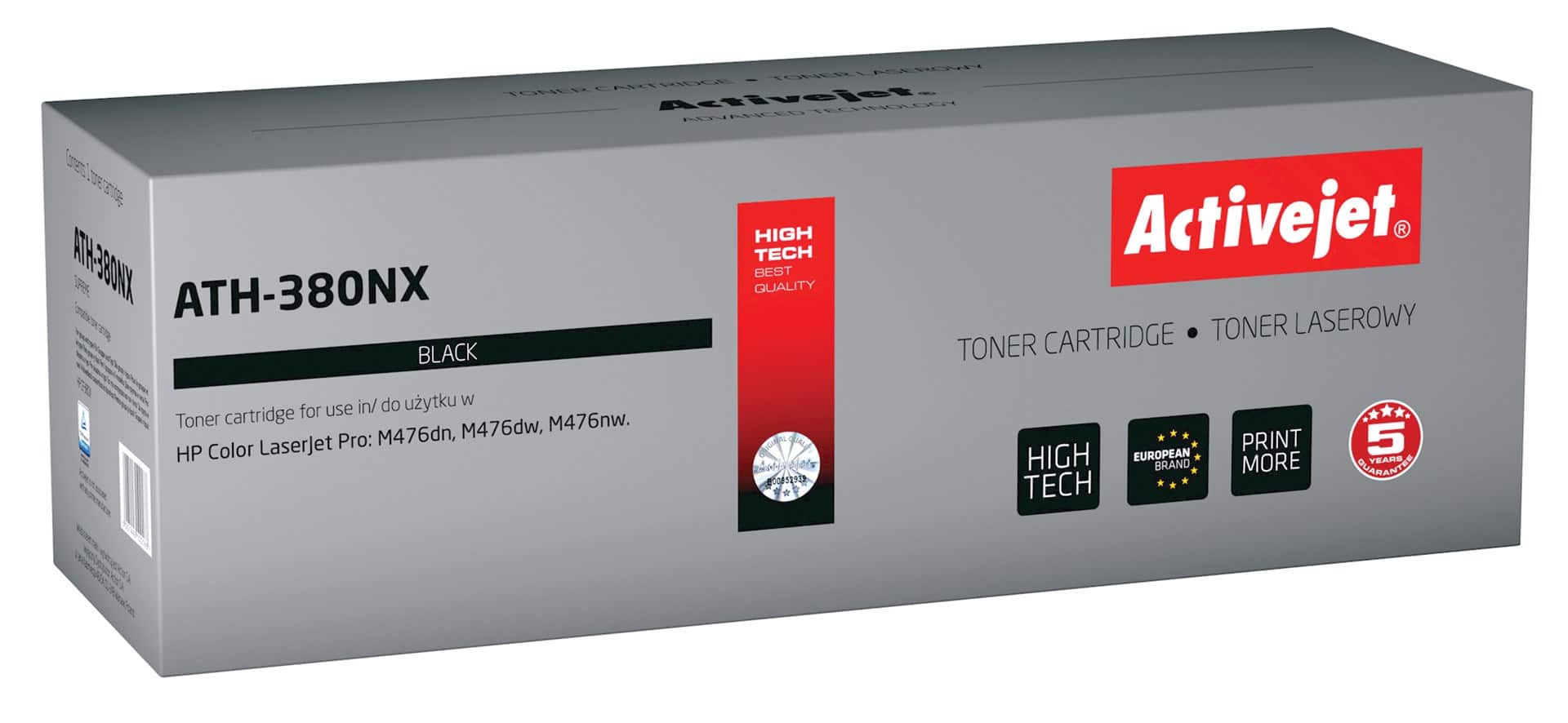 Activejet ATH-380NX Toner (zamiennik HP 312X CF380X; czarny)
