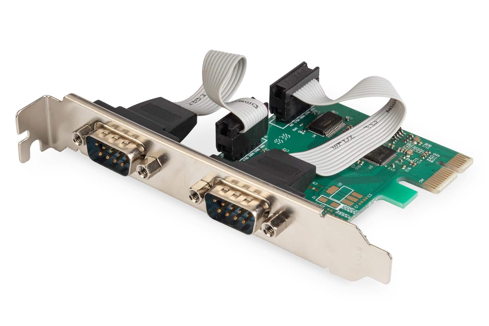 DIGITUS KONTROLER RS232 PCI EXPRESS 2XDB9L — zdjęcie 1 z 4
