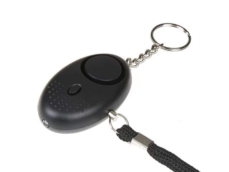 Alarm osobisty GUARD Scorpion z latarką LED, czarny — zdjęcie 1 z 6