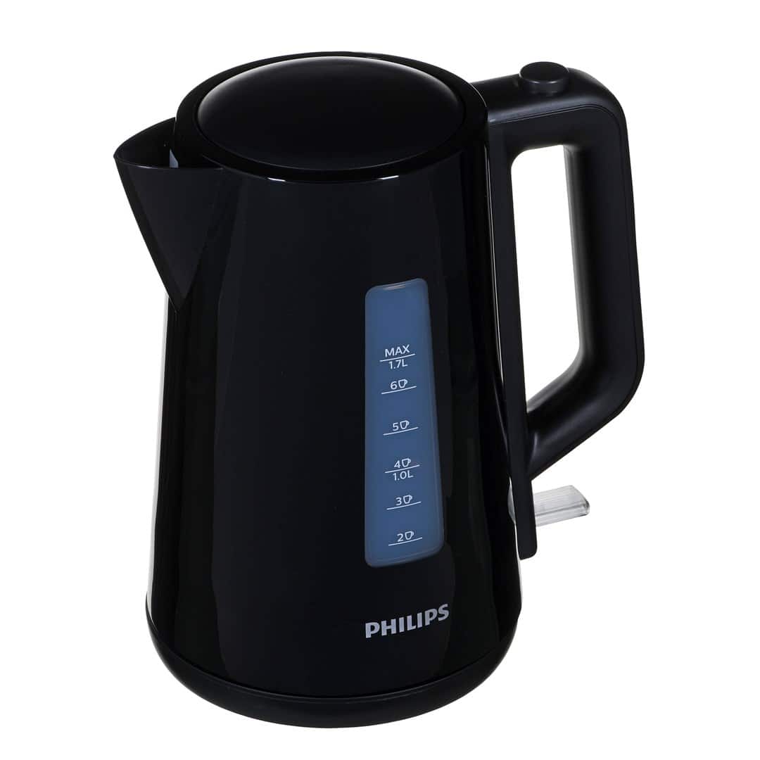 Czajnik elektryczny PHILIPS HD 9318/20, 1,7 l, czarny, 2200 W — zdjęcie 1 z 6