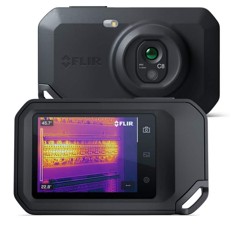 FLIR KOMPAKTOWA KAMERA TERMOWIZYJNA 320X240 MSX, -20°C DO 450°C, WI-FI, IGNITE CLOUD C8 — zdjęcie 1 z 7