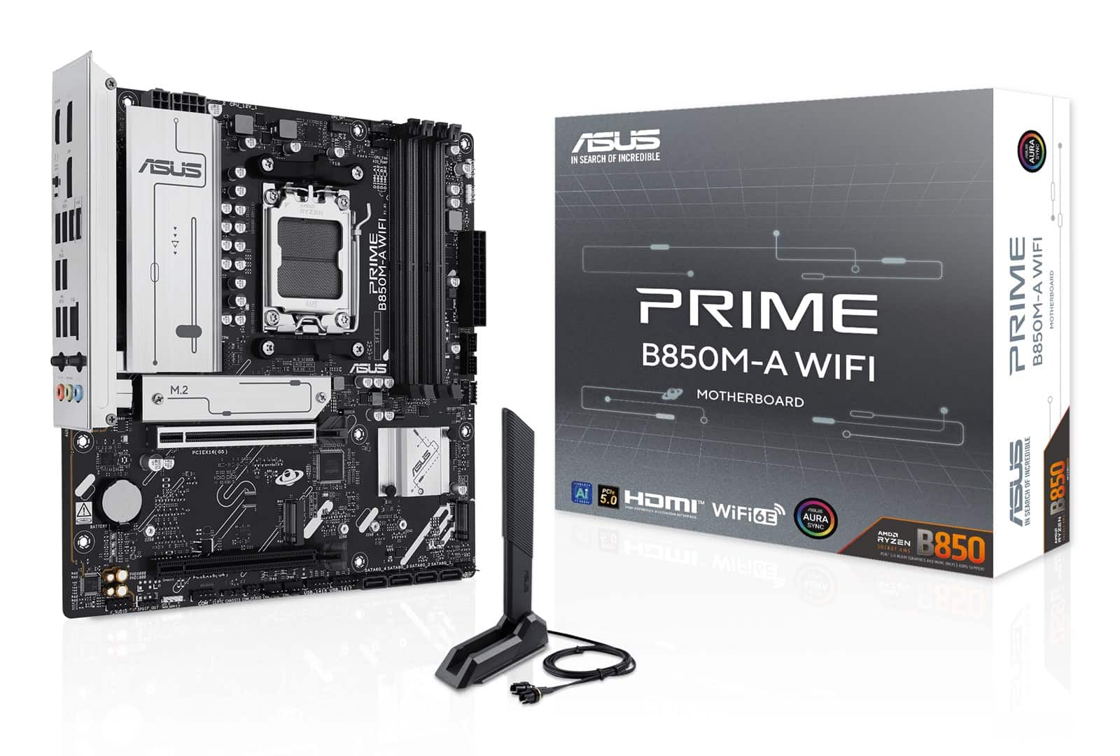 Płyta główna ASUS PRIME B850M-A WIFI Socket AM5 — zdjęcie 1 z 8