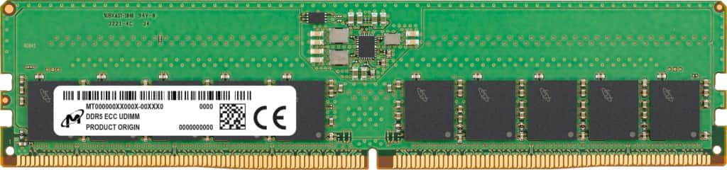 Micron ECC UDIMM DDR5 16GB 4800MHz