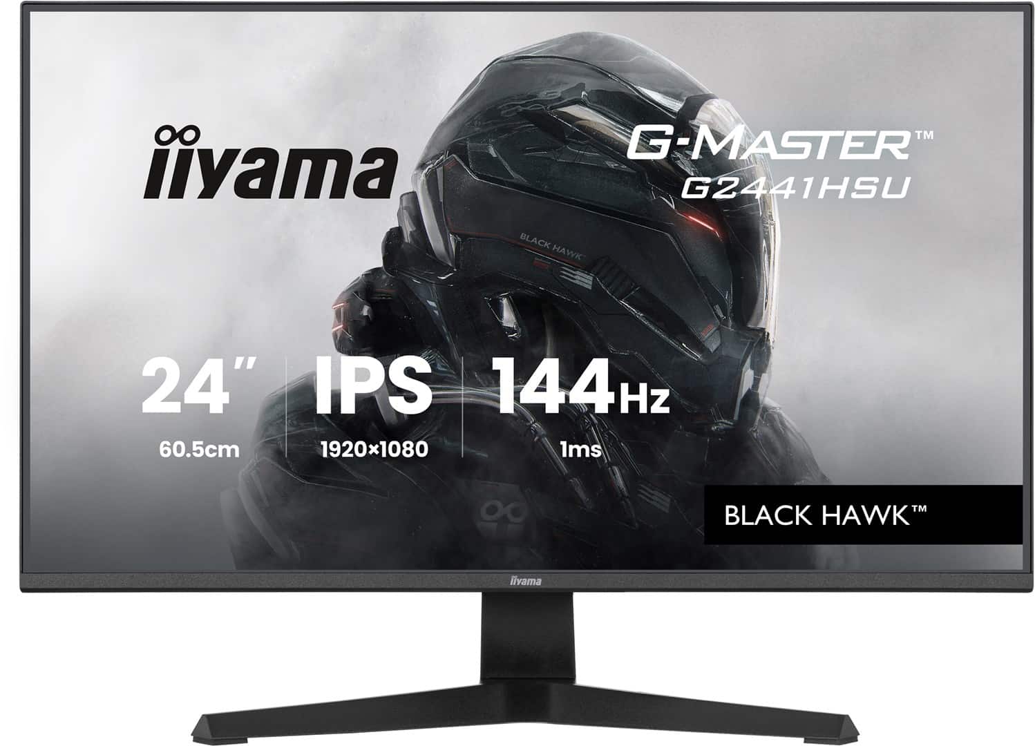 MONITOR IIYAMA LED IPS 23,8" G2441HSU-B1 Black Hawk 144Hz — zdjęcie 1 z 8