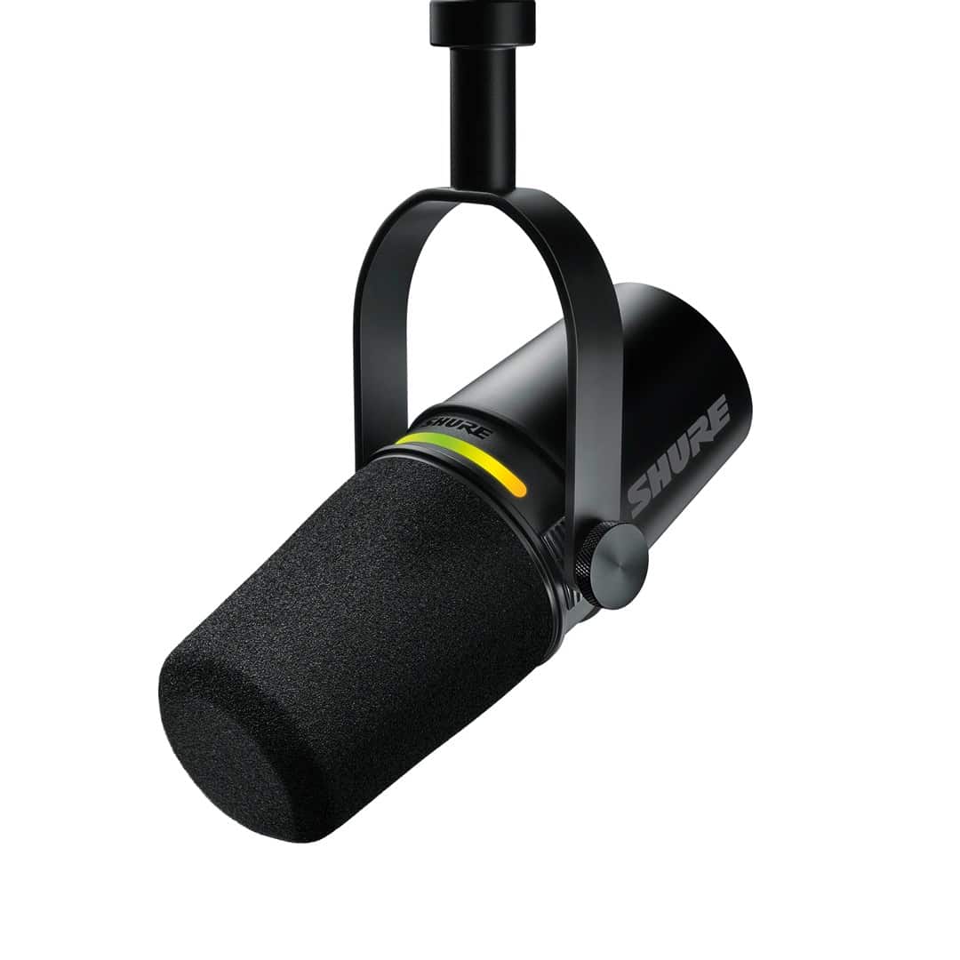 Shure MV7+-K - Mikrofon lektorski/wokalny ze złączem XLR/USB-C Czarny — zdjęcie 1 z 5