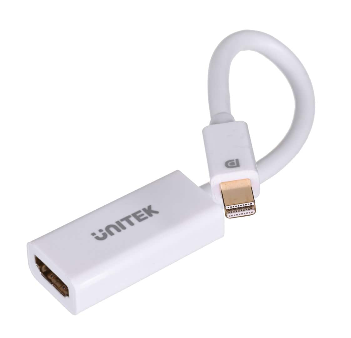 UNITEK ADAPTER MINIDISPLAYPORT-HDMI 4K, Y-6331 — zdjęcie 1 z 4
