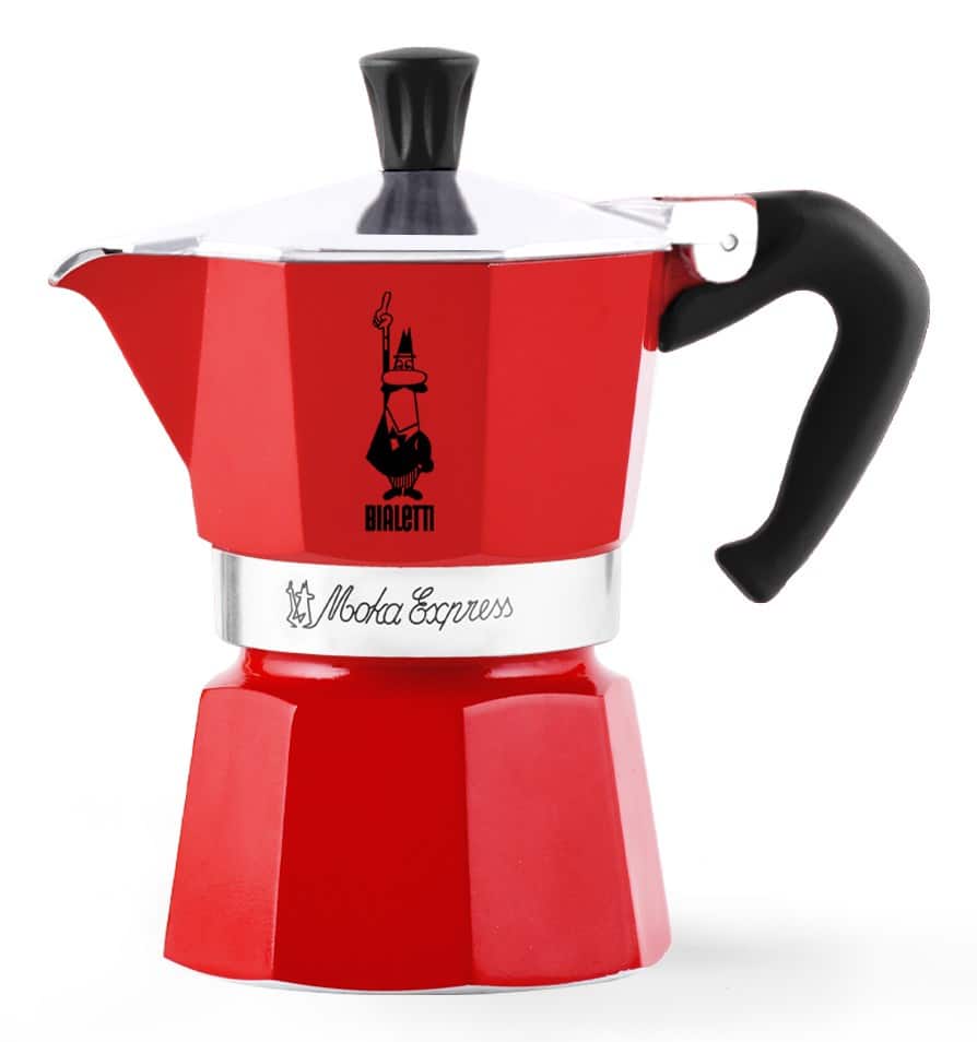 Kawiarka BIALETTI Moka Express (kolor czerwony) — zdjęcie 1 z 5