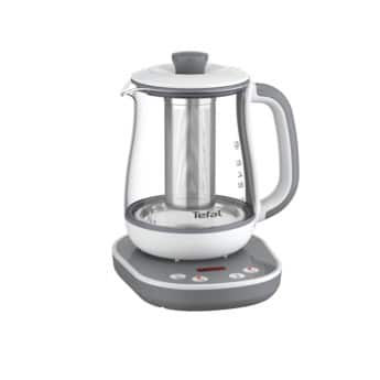 Czajnik elektryczny TEFAL BJ551B10 - 1,5 l, biały i szary — zdjęcie 1 z 8