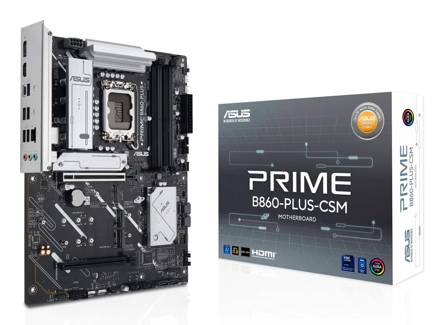 Płyta główna ASUS PRIME B860-PLUS-CSM Socket 1851 — zdjęcie 1 z 6
