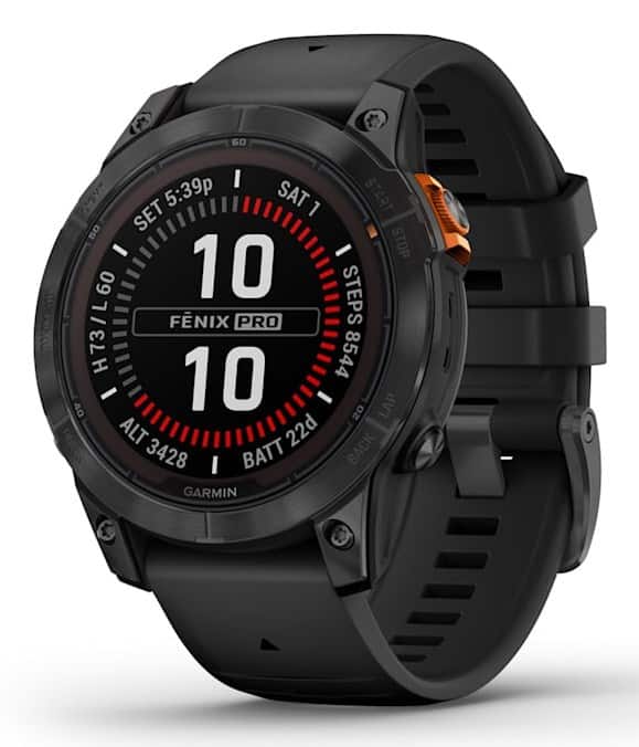Zegarek Garmin Fenix 7 Pro Solar, 47mm MIP Black — zdjęcie 1 z 8