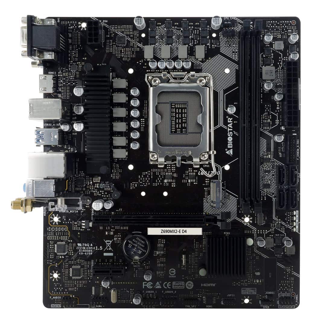 Płyta główna BIOSTAR Z690MX2-E D4 LGA 1700 — zdjęcie 1 z 4