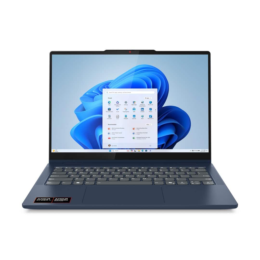 Lenovo 5-14AKP10 Ryzen AI 7 350 14" WUXGA Touch 16GB SSD1TB BT BLKB x360 Win11 Cosmic Blue (REPACK) 2Y — zdjęcie 1 z 8