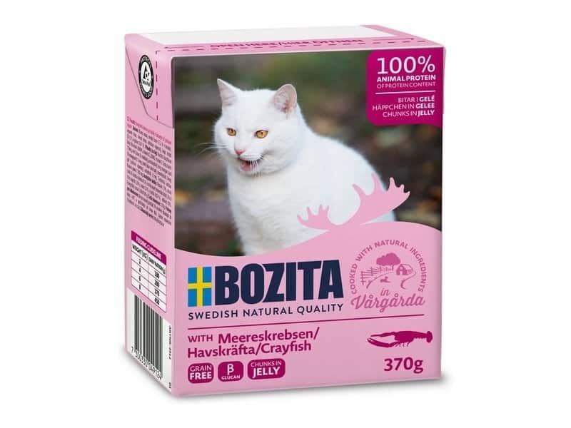 BOZITA Mięsne kawałki z krewetkami 370g