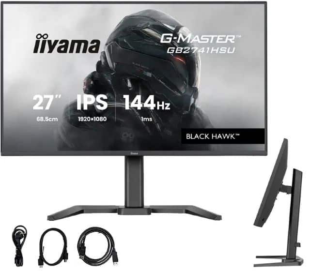 MONITOR IIYAMA LED IPS 27" GB2741HSU-B1 Black Hawk 144Hz — zdjęcie 1 z 2
