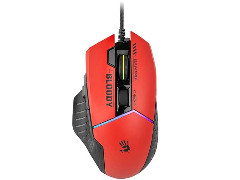 A4TECH MYSZ W95MAX USB SPORTS RED A4TMYS47257 — zdjęcie 1 z 7