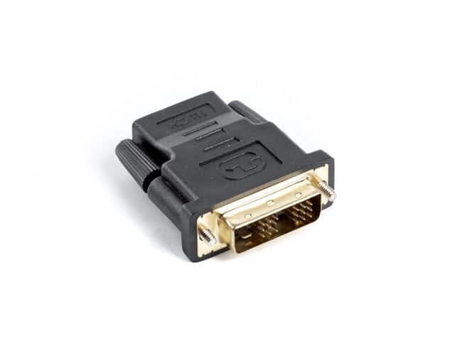Adapter Lanberg AD-0013-BK (HDMI F - DVI-D M; kolor czarny) — zdjęcie 1 z 2