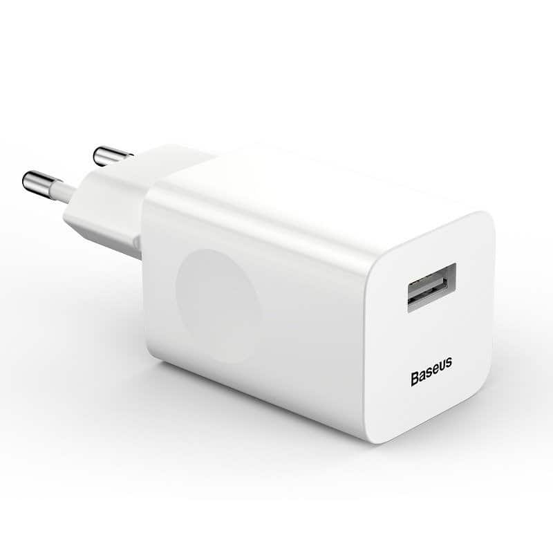Ładowarka Baseus CCALL-BX02 (USB 3.0; kolor biały) — zdjęcie 1 z 3
