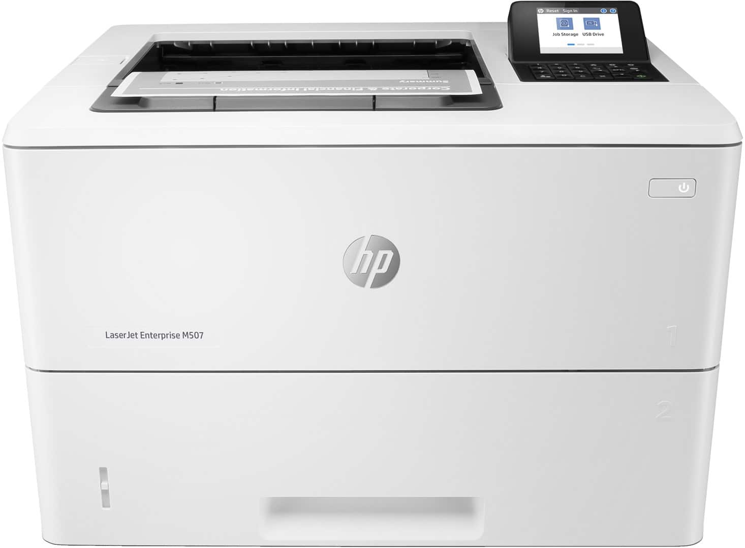 Drukarka laserowa mono HP LaserJet Enterprise M507dn 1PV87A (A4) — zdjęcie 1 z 7