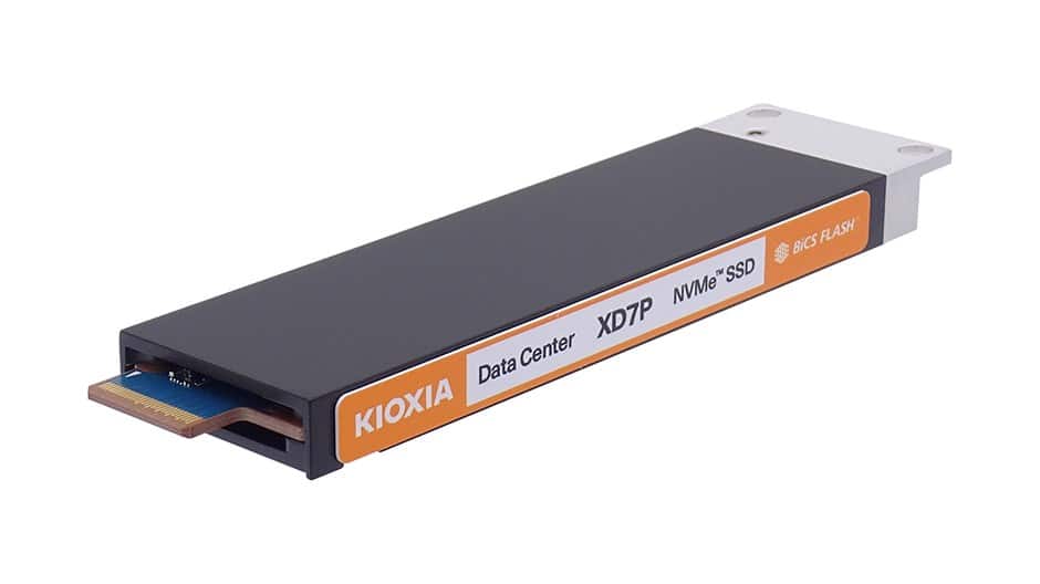 Dysk SSD Kioxia XD7P 7.68TB E1.S (9.5mm) NVMe PCIe 4.0 KXDZDRJJ7T68 (DWPD 1) — zdjęcie 1 z 3