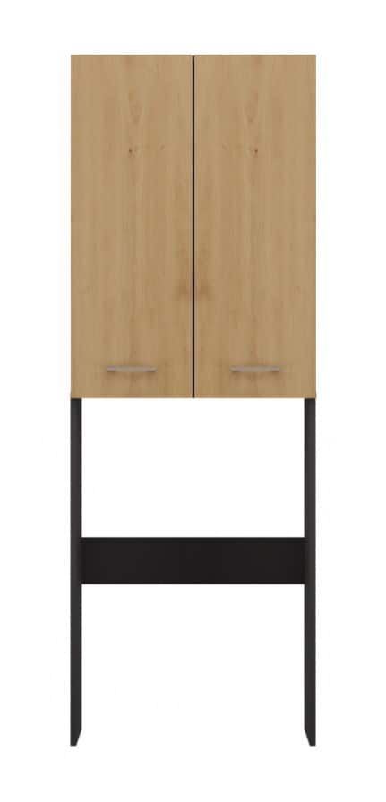 Szafka łazienkowa POLA DD 64x30xH180 antracyt/artisan — zdjęcie 1 z 6