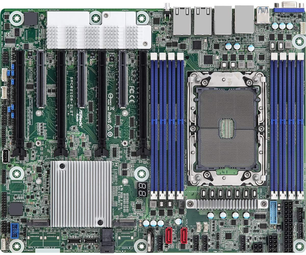 Płyta główna ASRock SPC621D8-2L2T Intel Xeon 3gen — zdjęcie 1 z 4