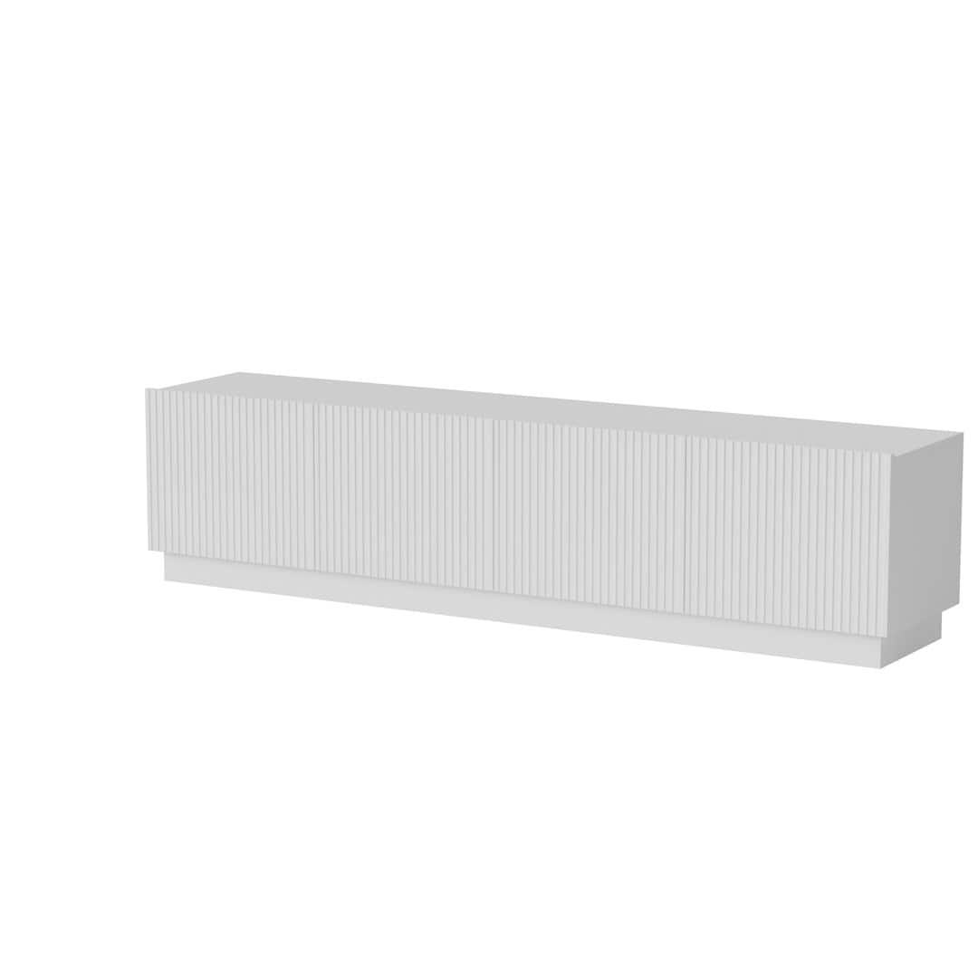 Szafka RTV LIVERTI 200x42x48 biały — zdjęcie 1 z 3