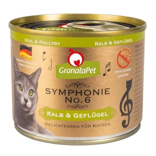 GranataPet Symphonie No.6 cielęcina i drób mokra karma dla kota 200g — zdjęcie 1 z 2