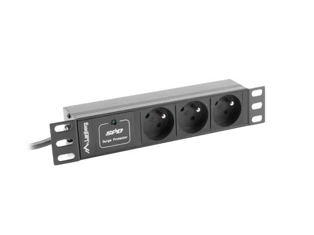 Listwa RACK Lanberg PDU-03E-0200-IEC-BK 2m — zdjęcie 1 z 4
