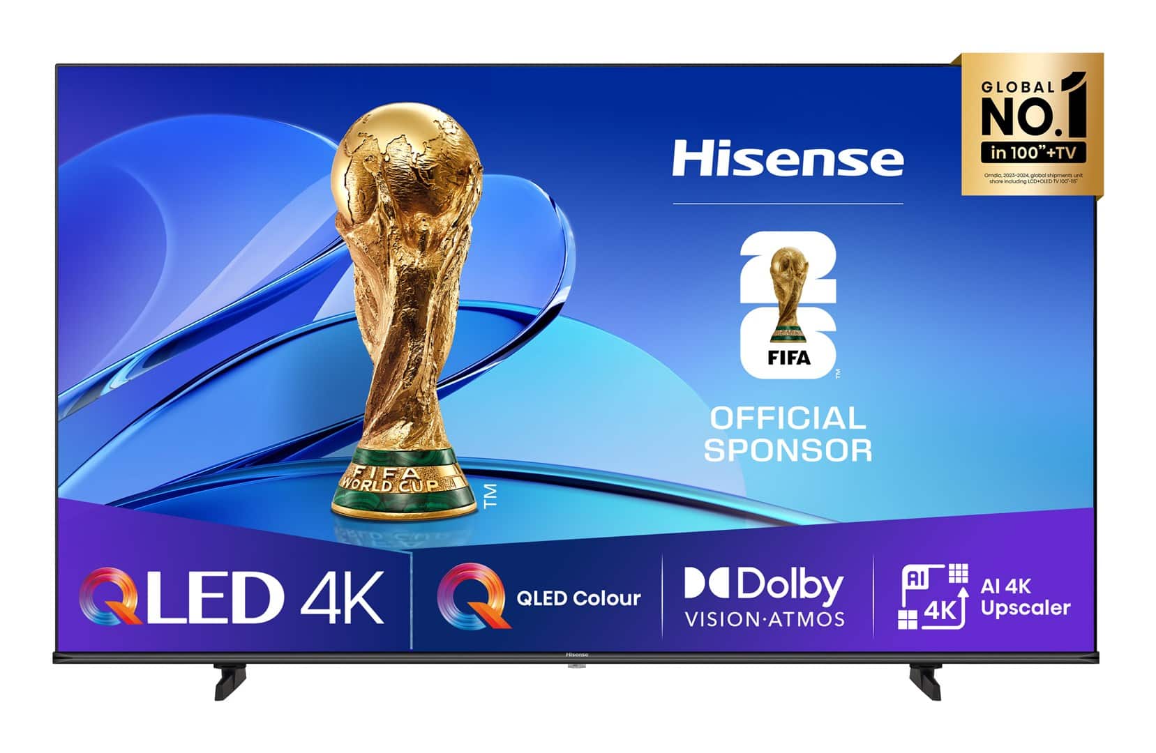 Telewizor Hisense 50E7Q QLED 50'' 4K Ultra HD VIDAA Dolby Vision DVB-T2 Czarny — zdjęcie 1 z 2