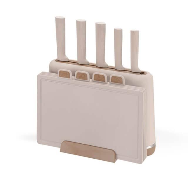 Zestaw noży + 4 desek MR-1412-BEIGE MAESTRO — zdjęcie 1 z 8
