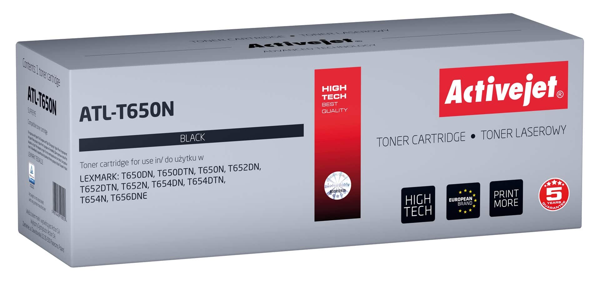 Activejet ATL-T650N Toner Zamiennik LEXMARK