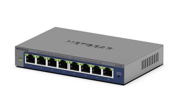 Switch Netgear GS108E-400EUS 8p Unmanaged Gigabit — zdjęcie 1 z 6