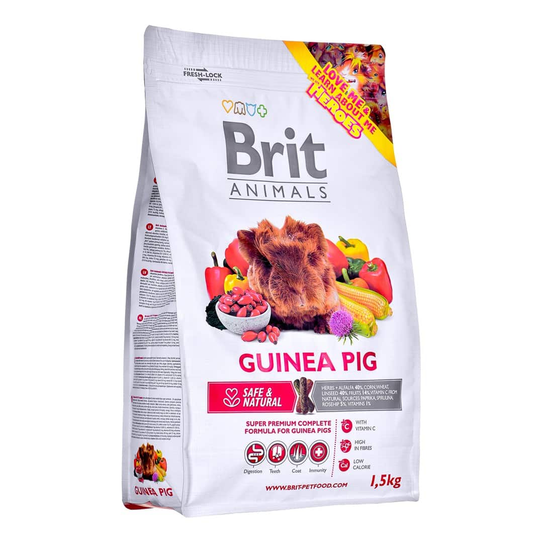 BRIT Animals Guinea Pig Complete - sucha karma dla świnki morskiej- 1,5 kg — zdjęcie 1 z 3