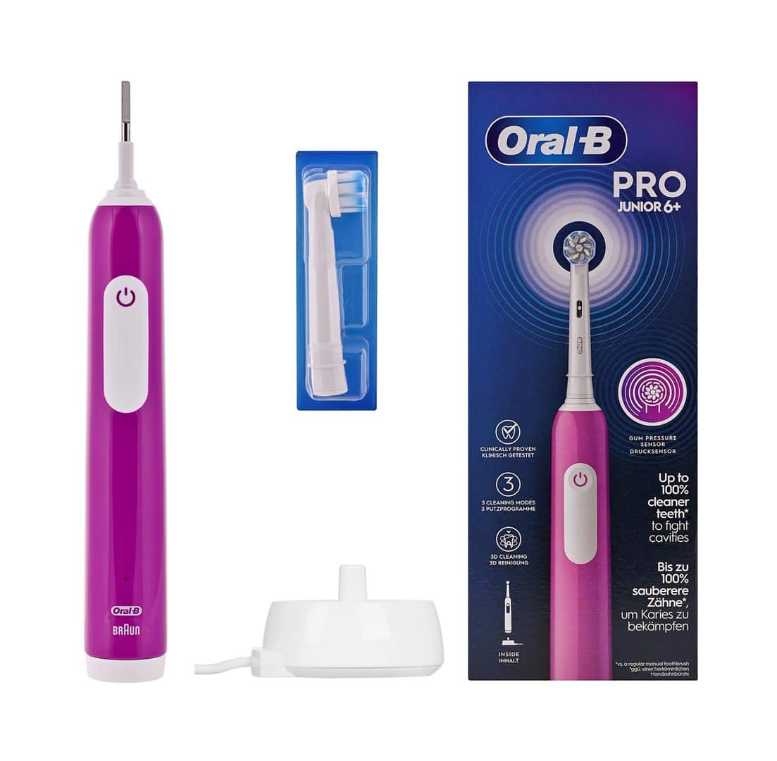 Szczoteczka elektryczna Oral-b Pro Junior Purple — zdjęcie 1 z 8