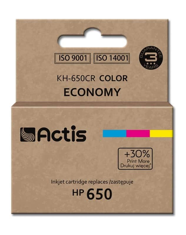 Actis KH-650CR Tusz, Zamiennik HP 650, 9 ml, Kolor