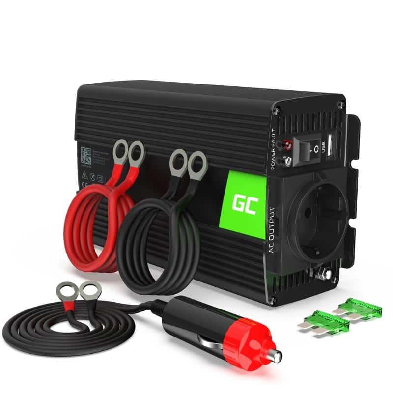 GREEN CELL PRZETWORNICA INV02DE 24V-230V 300W/600W — zdjęcie 1 z 2