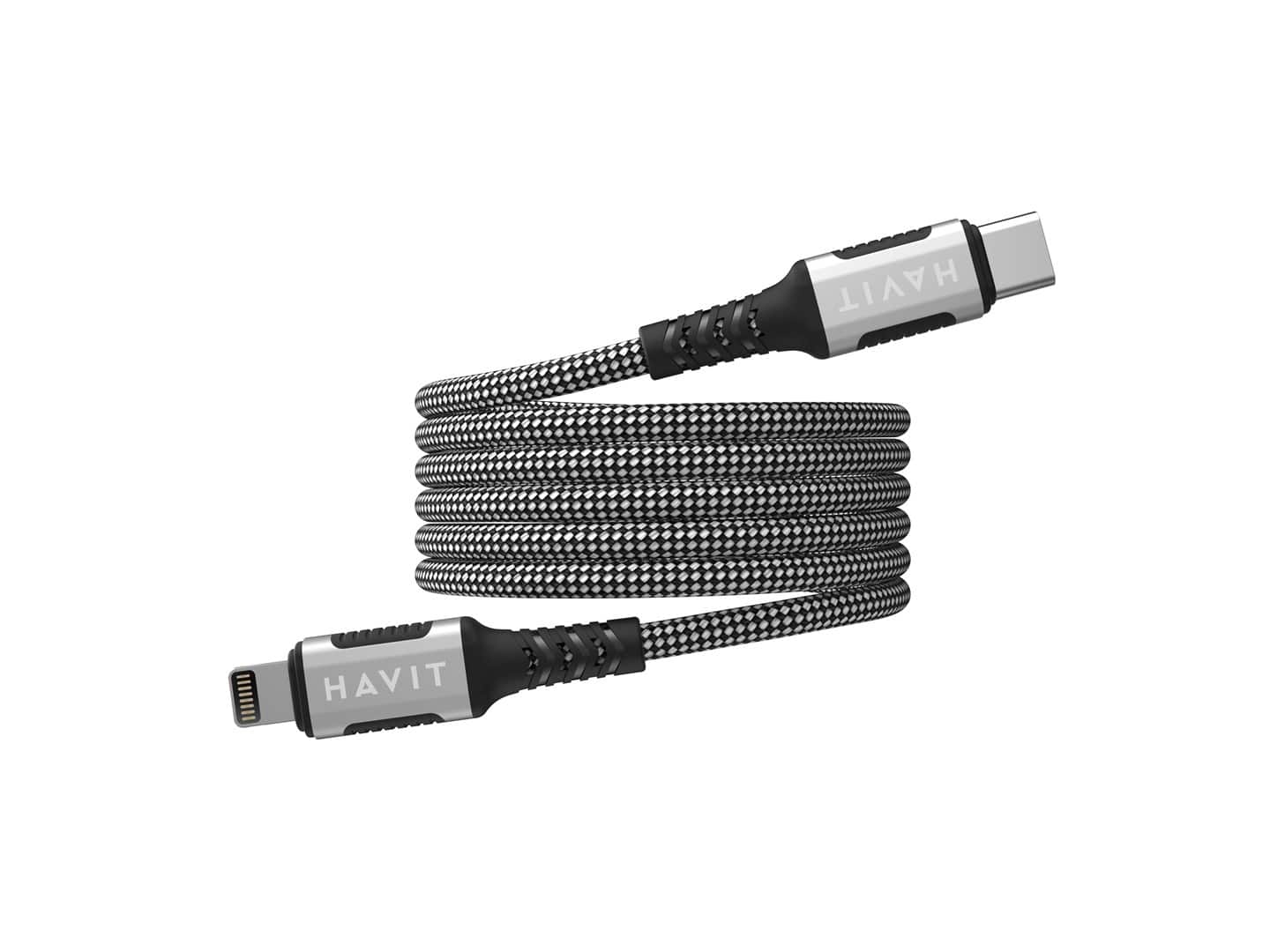 Kabel magnetyczny Havit Typ C-Lightning (czarny) — zdjęcie 1 z 2