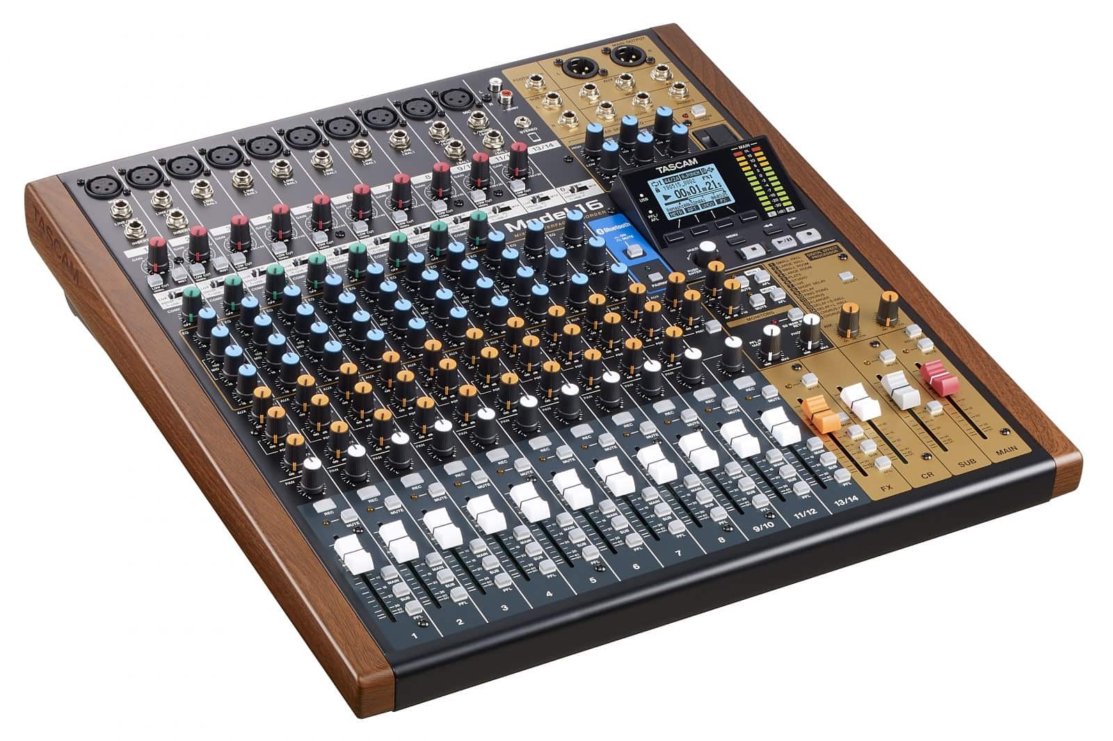 Tascam Model 16 - Mikser 14-kanałowy 16-Sciętkowy — zdjęcie 1 z 8