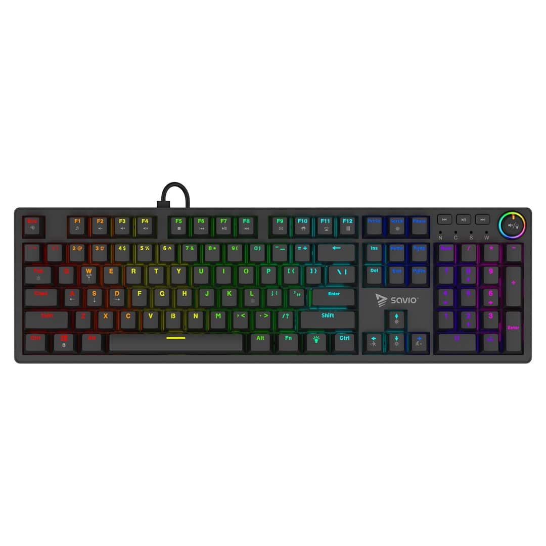 SAVIO KLAWIATURA MECHANICZNA STYX OUTEMU PEACH SILENT — zdjęcie 1 z 6