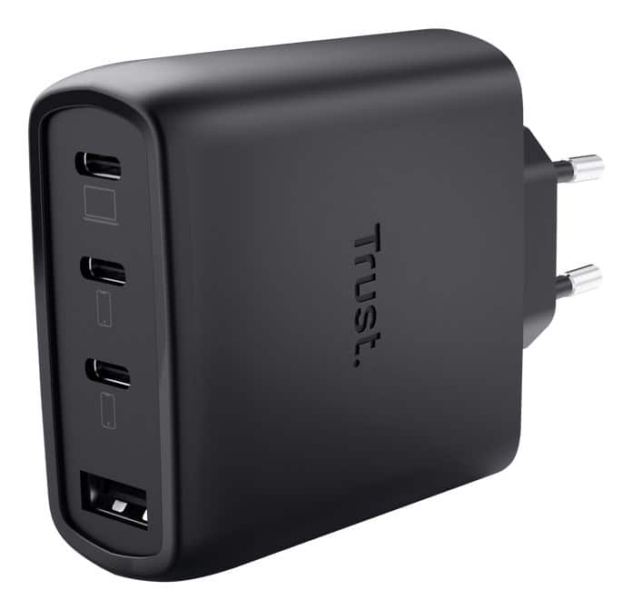 Ładowarka TRUST MAXO 65W czarna 3xC 1xA — zdjęcie 1 z 4