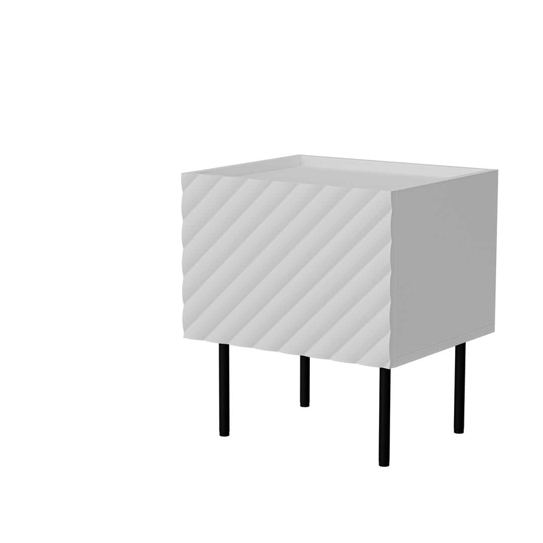 Szafka nocna 2szt LUCCA 47x40x52 biały — zdjęcie 1 z 4