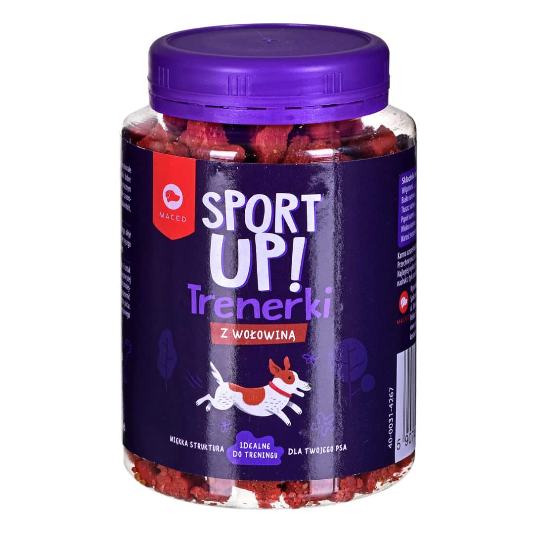 MACED Sport Up! Trenerki z wołowiną - przysmak dla psa - 300 g — zdjęcie 1 z 3