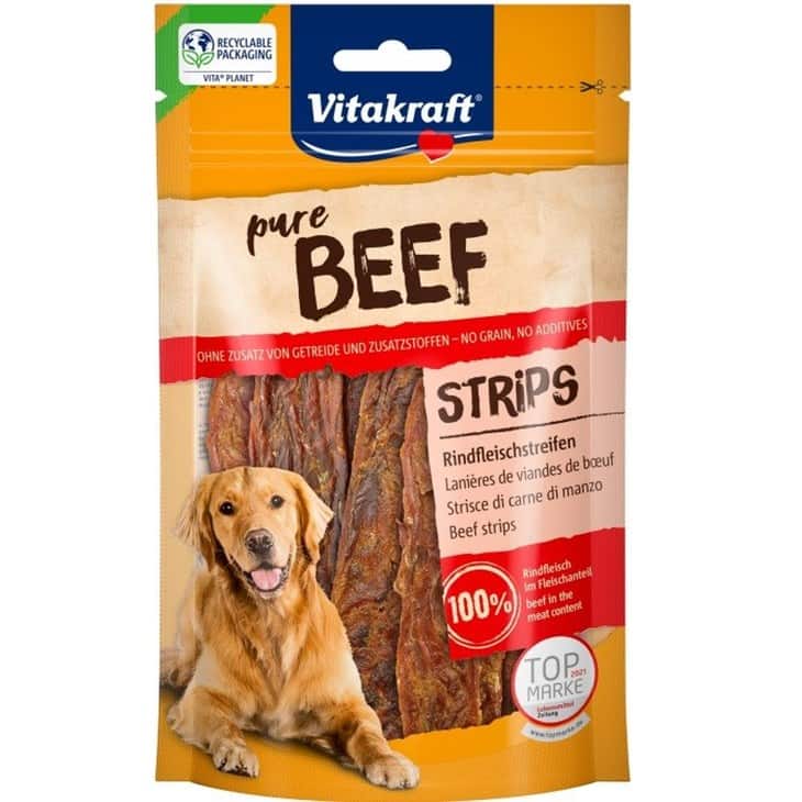 VITAKRAFT BEEF paski wołowina 80g