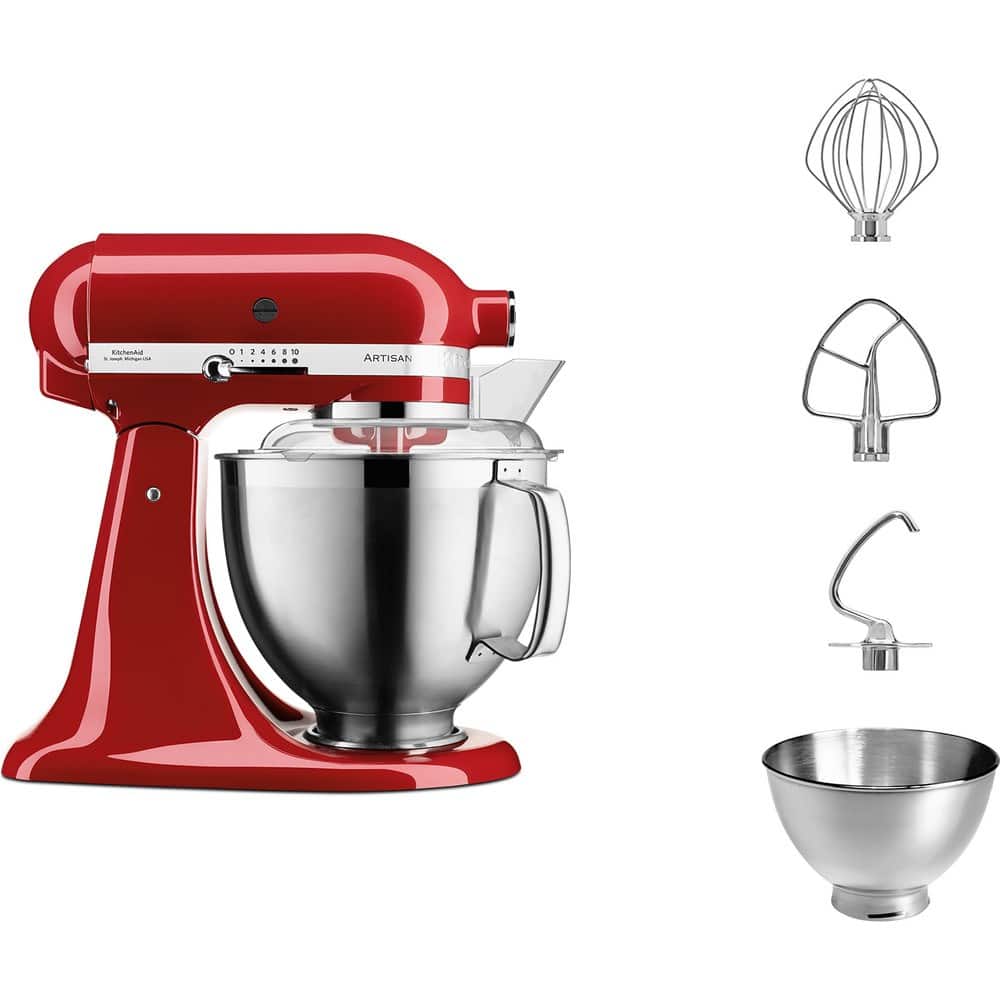 Robot KitchenAid Artisan 5KSM185PSEER czerwony — zdjęcie 1 z 3