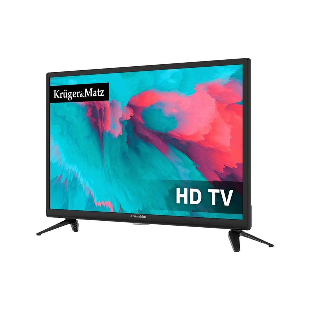 KRUGER & MATZ TELEWIZOR LED 24" HD DVB-T2 H.265 HE — zdjęcie 1 z 7