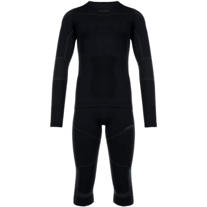 Komplet bielizny termoaktywnej męskiej VIKING Gary Bamboo 3/4 Set rozmiar L, czarny — zdjęcie 1 z 8