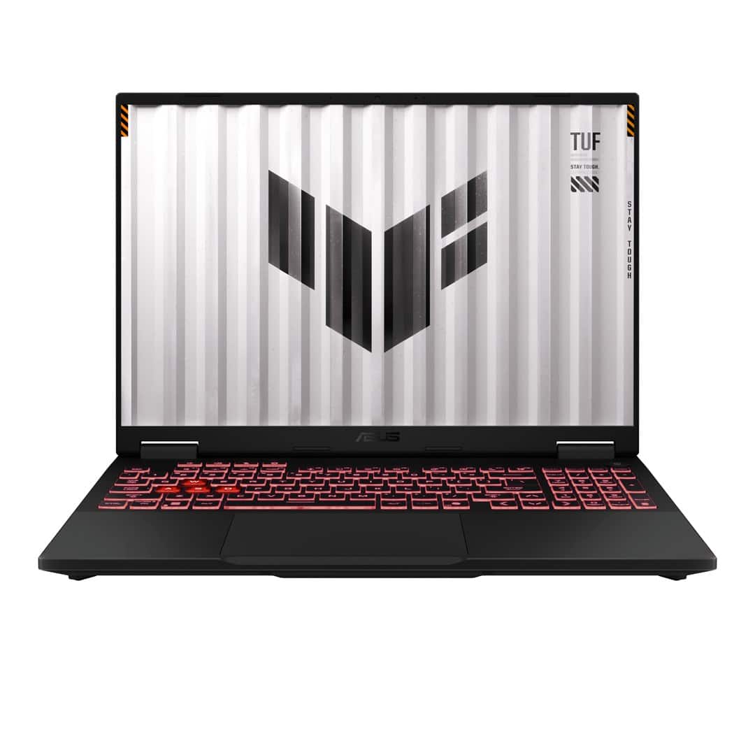 ASUS TUF Gaming A16 FA608UM-R7165 Ryzen 7 260 16.0"FHD+ 165Hz IPS-level AG 16GB DDR5 SSD512 GeForce RTX 5060 8GB GDDR7 WLAN+BT LAN Cam1080p 90WHrs NoOS Jaeger Gray — zdjęcie 1 z 8