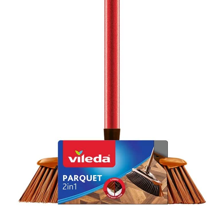 Szczotka do parkietu Vileda 2w1 brłązowa — zdjęcie 1 z 8
