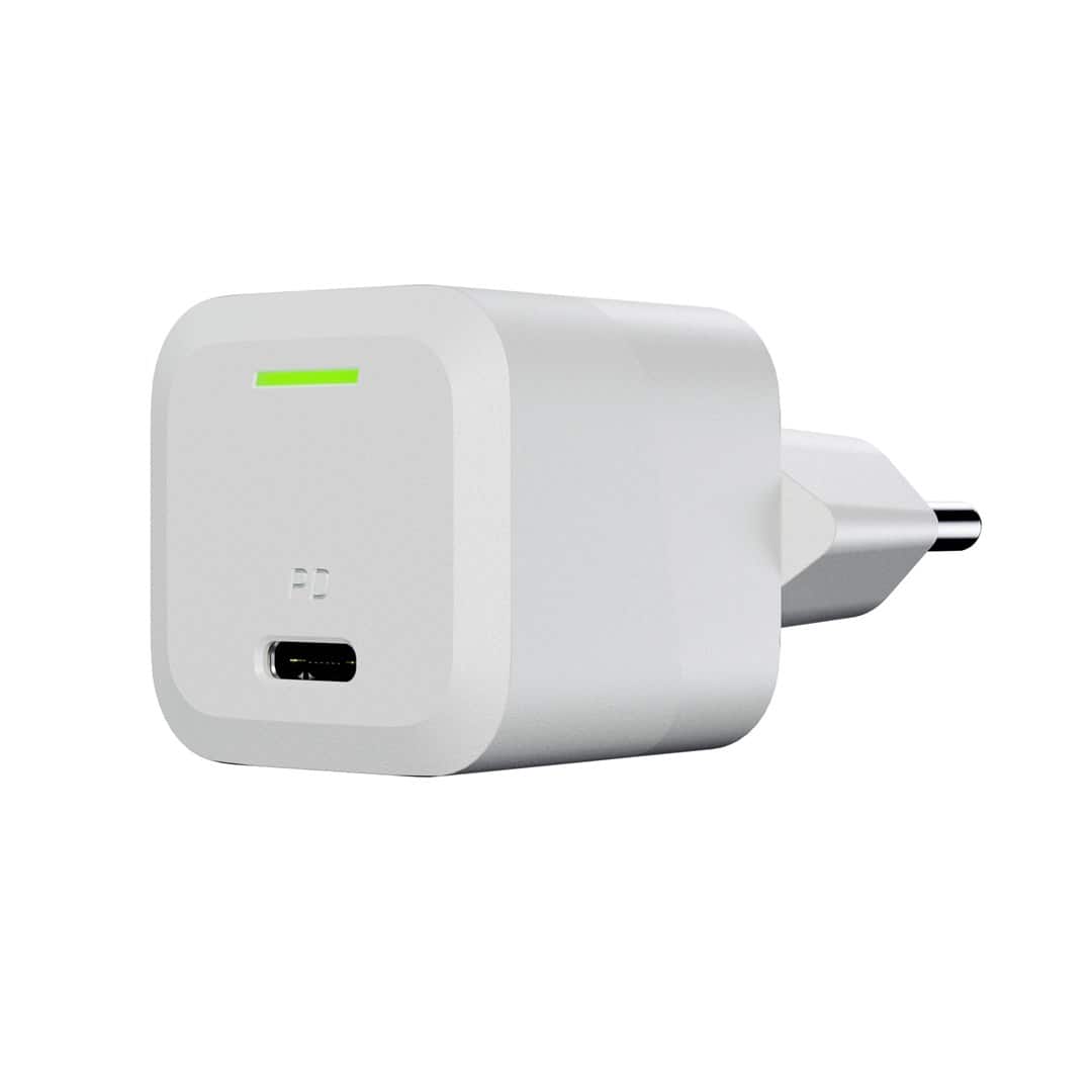 GREEN CELL ŁADOWARKA USB-C GAN GC POWERGAN 33W PD 3.0 QC 3.0 USB-C BIAŁA — zdjęcie 1 z 8