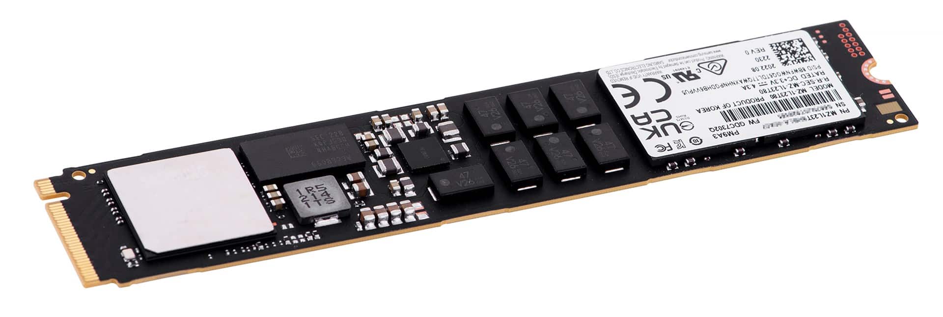 Dysk SSD Samsung PM9A3 3.84TB M.2 (22x110) NVMe Gen4 MZ1L23T8HBLA-00A07 (DWPD 1) — zdjęcie 1 z 3